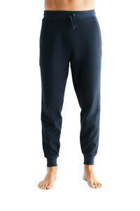 "ALBERO" - Herren Hose Schlafhose aus 100% Bio-Baumwolle Waffelstrick Pyjama - Albero