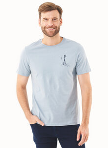 T-Shirt aus Bio-Baumwolle mit Ski-Print - ORGANICATION
