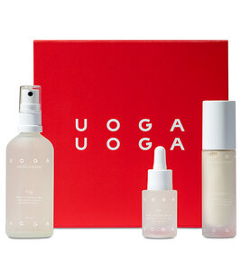 Gesichtspflege-Geschenkset „Sip Of Freshness“, vegan & bio-zertifiziert - Uoga Uoga