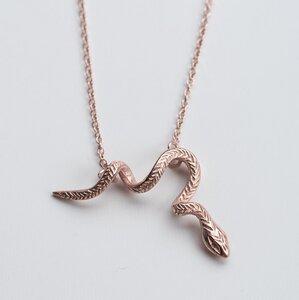Einzelstück: Collier Schlange, Vintage überarbeitet - MishMish by WearPositive