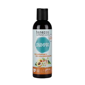 benecos Naturkosmetik - Shampoo - Aprikose & Holunderblüte - vegan - benecos