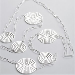 Einzelstück: Kette Spirale, Vintage überarbeitet - MishMish by WearPositive