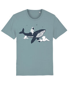 T-Shirt Herren Spacewhale - watapparel