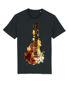 T-Shirt Herren Watercolor Guitar - watapparel