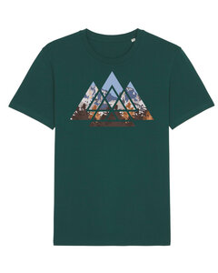 T-Shirt Herren Geometric Landscape - watapparel