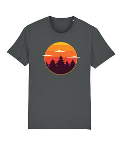 T-Shirt Herren Sunset forest - watapparel