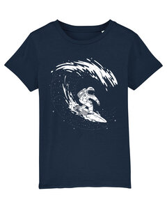 T-Shirt Kinder Surfing Spaceman - watabout.kids