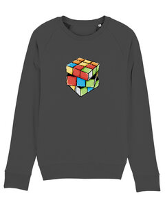 Sweatshirt Unisex Pixel Zauberwürfel - watapparel