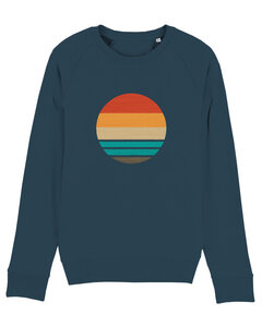 Sweatshirt Unisex Retro Sunset Ocean - watapparel