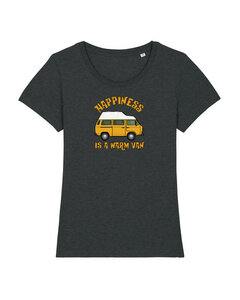 T-Shirt Frauen happiness is a warm van - glorybimbam