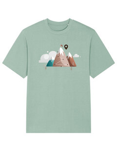 Unisex T-Shirt Mountain Path & Clouds - watapparel
