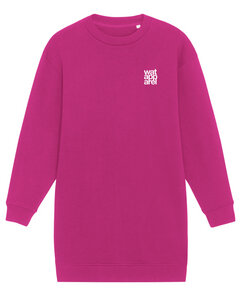 Oversize Sweatshirt-Kleid Frauen Basic Kicker - watapparel