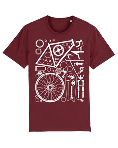 T-Shirt Herren Fahrradteile - watapparel