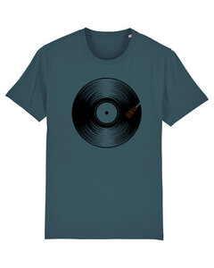 T-Shirt Herren Schallplatte - watapparel