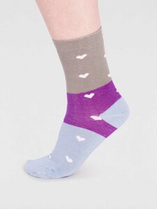 GOTS Socken aus Bio-Baumwolle Modell: Nova Heart - Thought