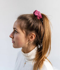 SCRUNCHIE SAMT - BIO BAUMWOLLE - obumi