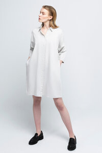 OVERSIZED SHIRT DRESS - Damen Hemdblusenkleid aus Bio-Baumwolle - SHIPSHEIP