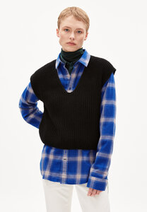 LAADAN - Damen Pullunder Oversized Fit aus Bio-Woll Mix (recycled) - ARMEDANGELS