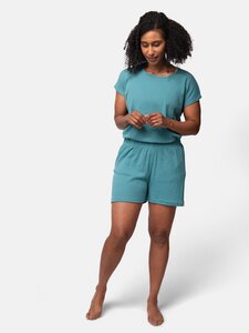 Damen Short aus Derby-Rib, GOTS-zertifiziert - greenjama
