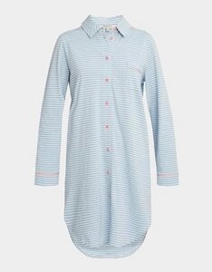 Gestreift Pyjamakleid - Pyjama-Longsleeve Dress - aus Bio-Baumwolle - People Tree