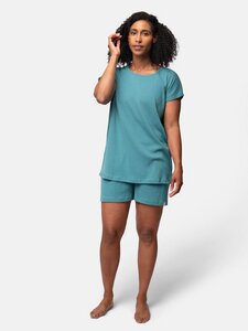 Damen T-Shirt aus Derby-Rib, GOTS-zertifiziert - greenjama