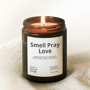 Smell Pray Love - Duftkerze - Handmade - Sojawachs - Just a decent day