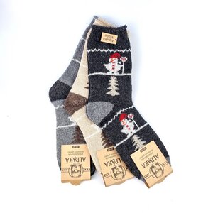 Winter Thermo Socken aus Alpaka Wolle 3er Pack - Bruno Barella