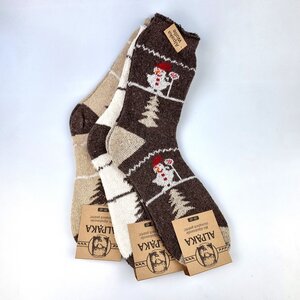 Winter Thermo Socken aus Alpaka Wolle 3er Pack - Bruno Barella