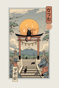Poster / Wandbild / Leinwand / Deko - Catsune Inari - Photocircle