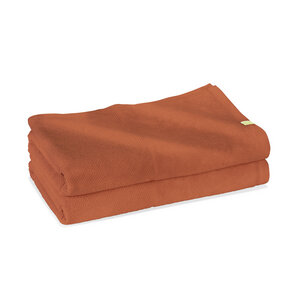 2x Bath Sheet - Saunatuch aus Biobaumwolle und Holzfaser - Kushel Towels