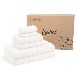 Home Spa Set - klimapositives Handtuchset aus Biobaumwolle und Holzfaser - Kushel Towels