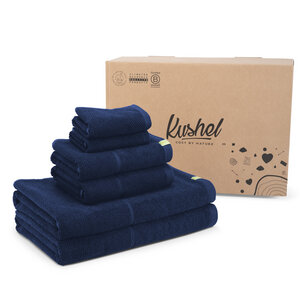 Home Spa Set - klimapositives Handtuchset aus Biobaumwolle und Holzfaser - Kushel Towels