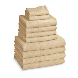 The Family Set - Handtuchset aus Biobaumwolle und Holzfaser - Kushel Towels
