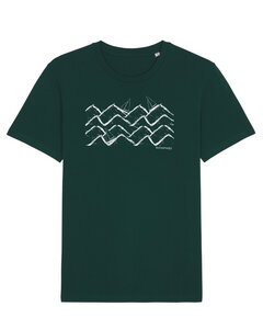 Biofaires Wellen und Boote Unisex T-Shirt aus Bio-Baumwolle - ilovemixtapes