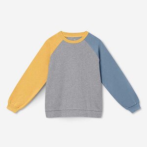 Oh So Cosy Sweater Colorblocking aus zertifizierter Bio-Baumwolle - Orbasics