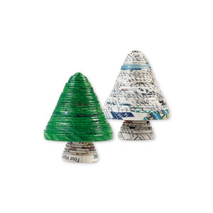 Deko-Weihnachtsbaum "Green XMAS" aus Recycling-Papier - Sundara