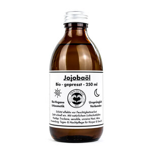 Jojobaöl - Bio - gepresst - 250 ml - Two Hands BIO