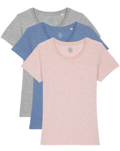 3er Pack Damen T-Shirt aus Bio-Baumwolle "Estelle", Farbig - University of Soul