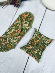 Stoffretter waschbare Damenbinde / Stoffbinde - 2er Set Upcycling - Stoffretter