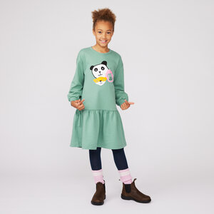 Kids Sweatshirt-Kleid "Tierfreunde" türkis - Greenpeace Warenhaus