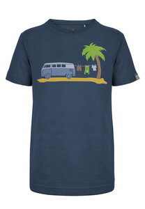 Mädchen und Jungen Bulli T-Shirt Hangaround aus Bio-Baumwolle - Elkline