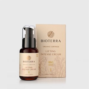 Lifting Intensiv Creme Bio 50ml - Anti Aging Crème für glatte, sichtbar geliftete Haut – Gesichtspflege für trockene und empfindliche Haut - Bioterra