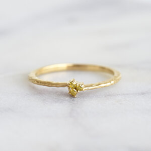 Ring mit gelben Diamanten Galus - Eppi