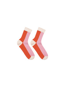Colourblock-Socken aus Bio-Baumwolle - LANIUS