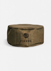 Meditationskissen aus Korkleder - gefüllt mit gemahlen Weinkorken - PIERRE