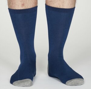 SOLID JACK SOCKS - BLUE - Thought