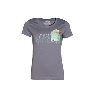 Damen T-Shirt Rundhals aus Bio-Baumwolle "Frosties BT" Grau von Fädd - FÄDD