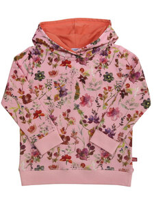 Mädchen Sweatshirt mit Kapuze Blumendruck reine Bio-Baumwolle - Enfant Terrible