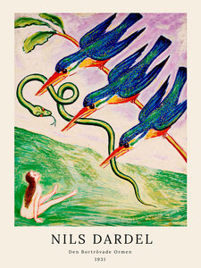 Poster / Leinwandbild / Kunst - Nils Dardel: Die entführte Schlange - Photocircle
