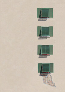 Minimal Poster / Leinwandbild / Kunstdruck / Wandbild - Neighbour quarell - Photocircle
